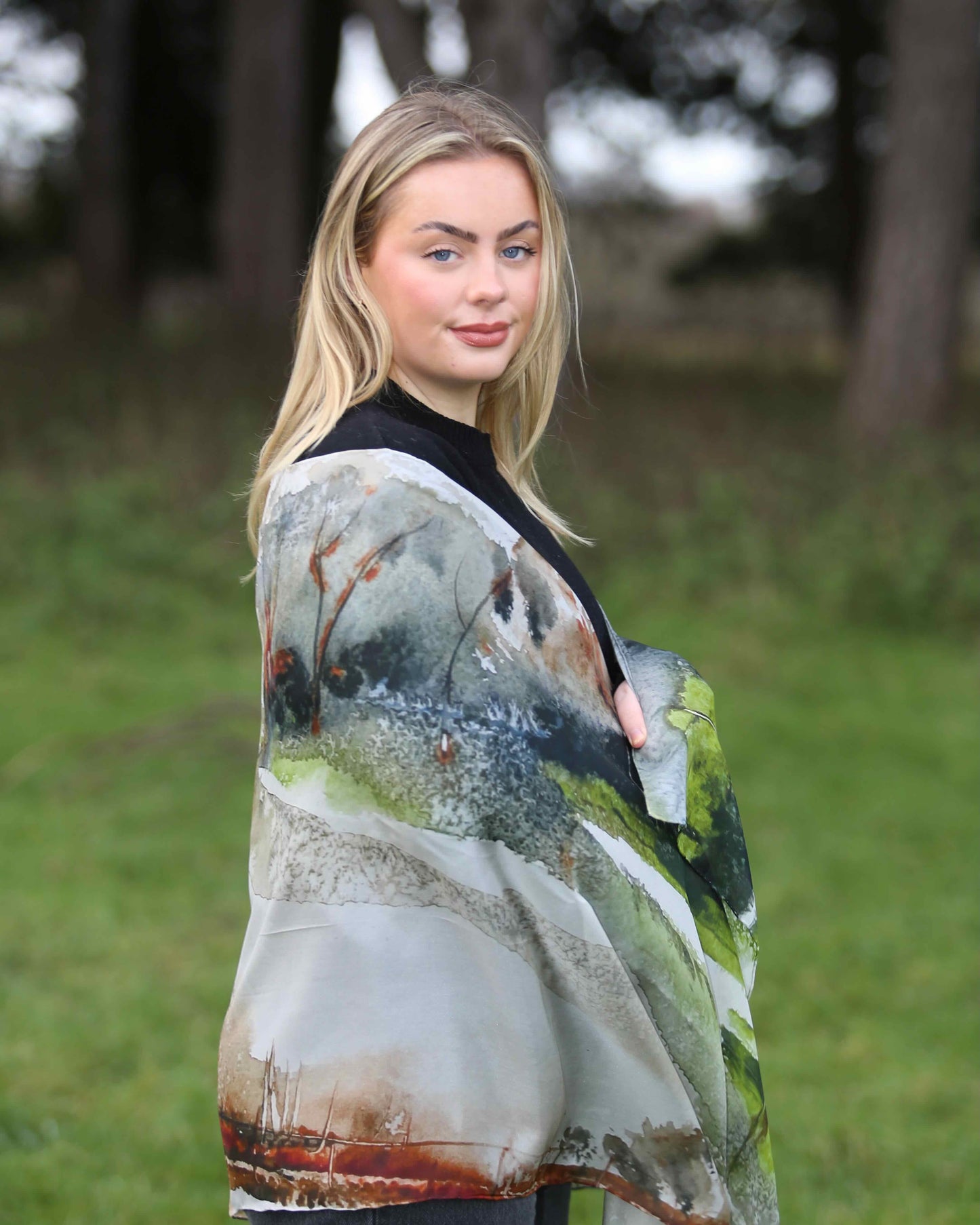 Product-Silk Scarf-The Phoenix Park