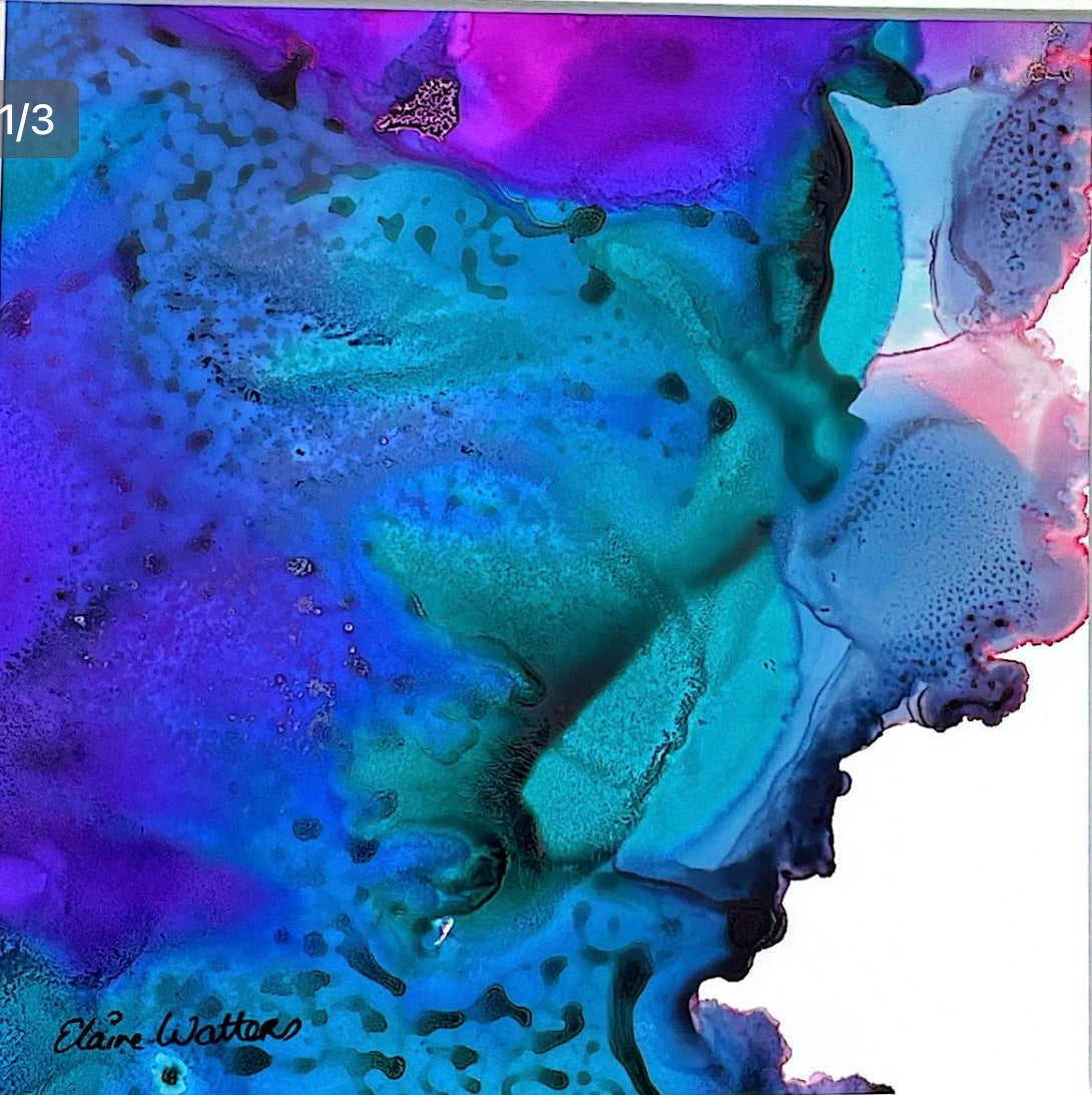 Alcohol ink-Creative Energy(Sold)