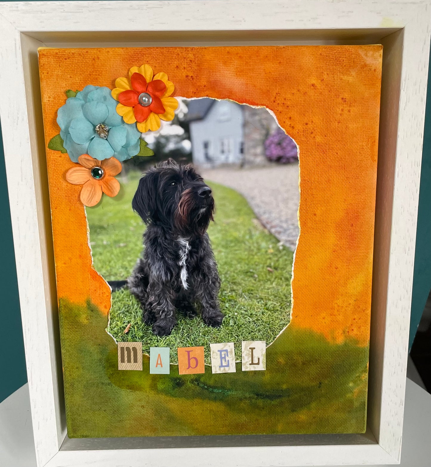 Pet Art-Small canvas framed