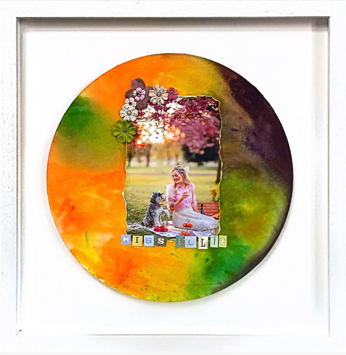 Pet Art-Circular Disk Canvas