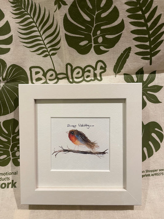 Framed Print-Robin -Style A (Min 6x6 inches)
