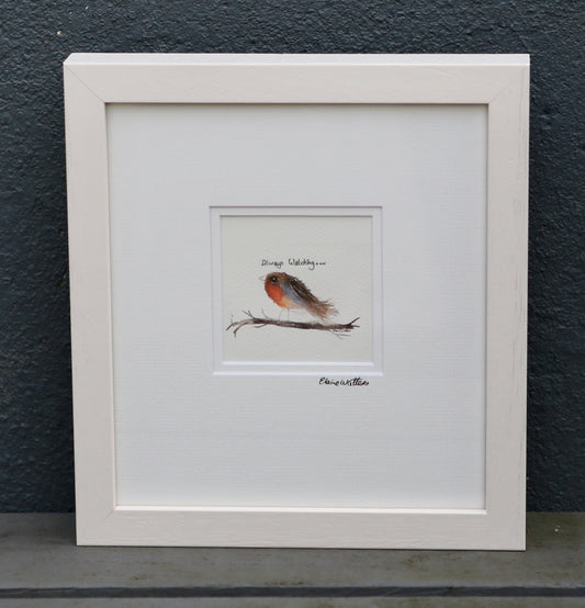 Print-Framed- Robin 8x6 inches