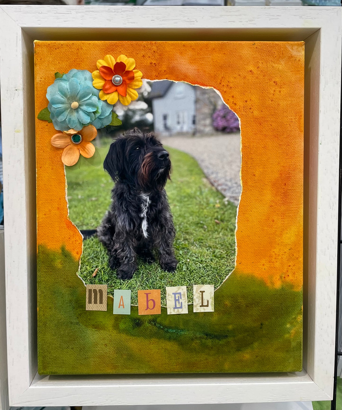 Pet Art-Small canvas framed