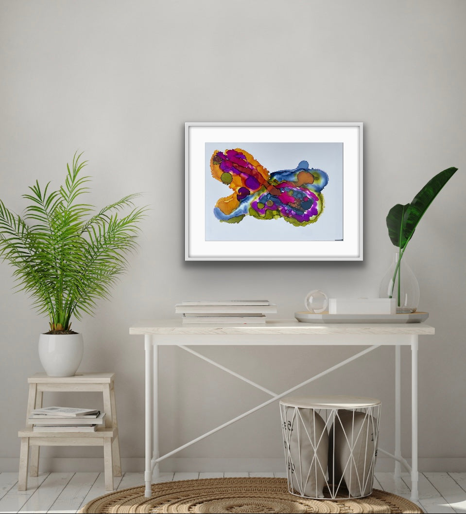 Alcohol Ink-Butterfly
