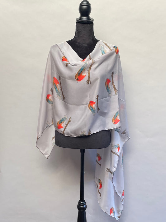 Robin-Silk Scarf