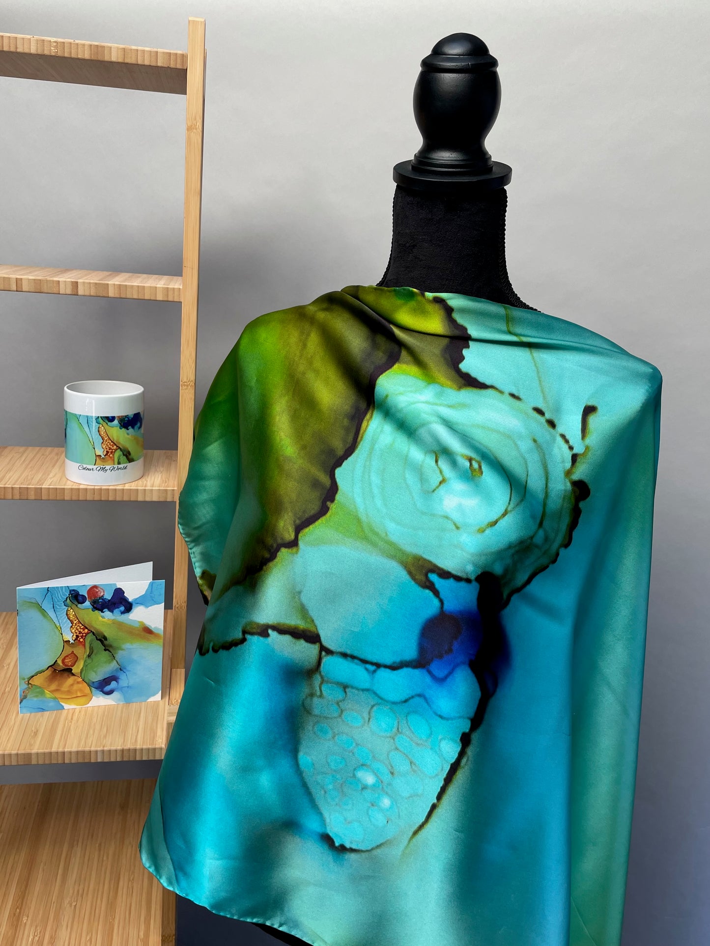 Colour my World-Silk Scarf