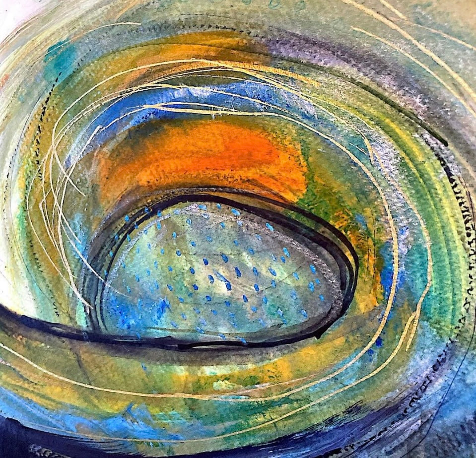 Mixed Media - Ever Decreasing Circles