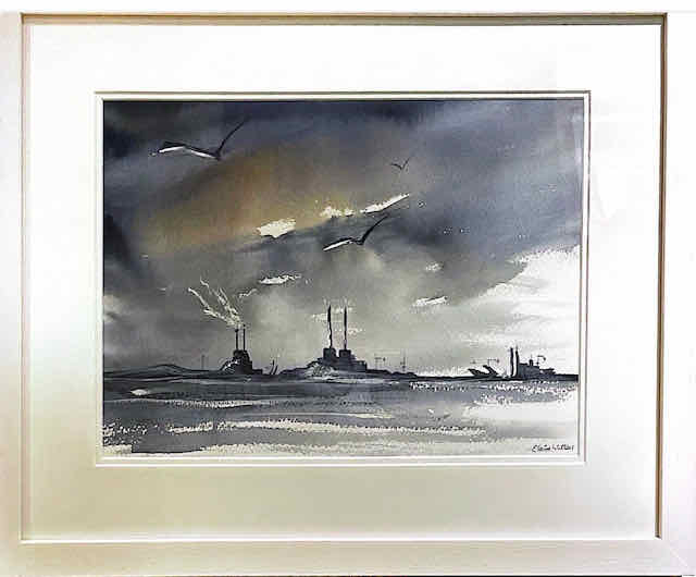 Product-Greeting Card-Dublin Bay by Night